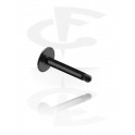 Schwarzer Micro Labret-Stab (Chirurgenstahl 316L)